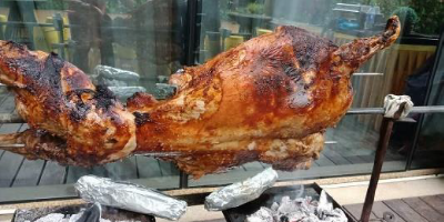 Roasted lamb